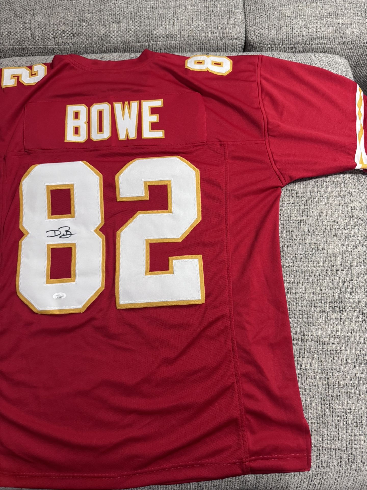 Dwayne Bowe Signed Autograph Custom Jersey - JSA Coa Sticker Only Kansas City Chiefs