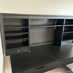 IKEA Desk With Organizing Hutch 