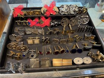 👑 Distinguished Vintage Men's Cufflinks & Studs Collection - Choose Your Pair!