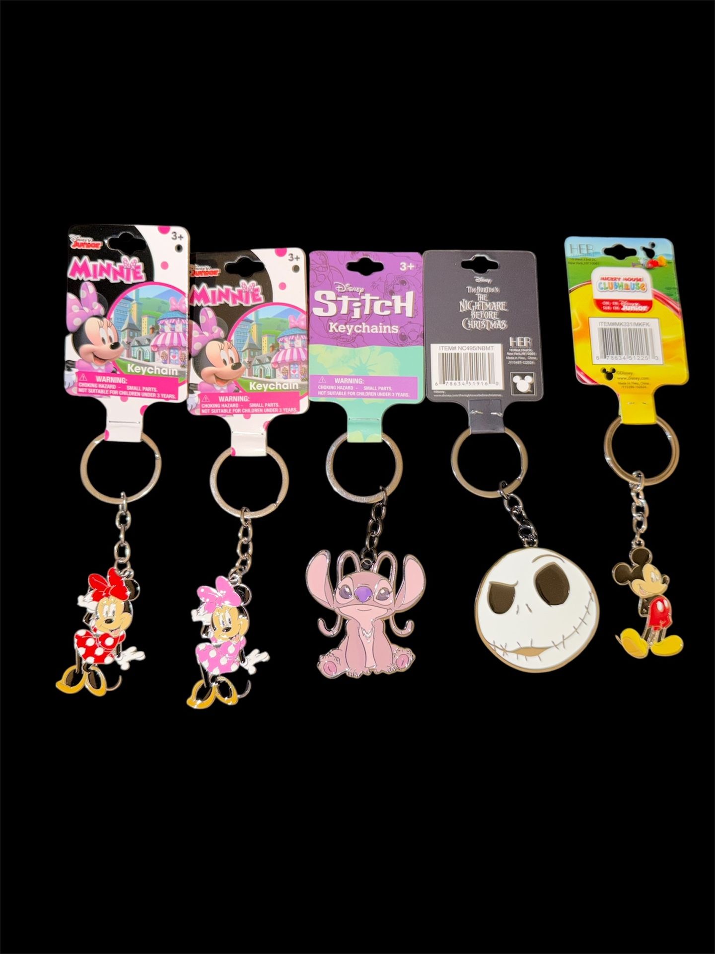 3$ Each Disney Keychain 