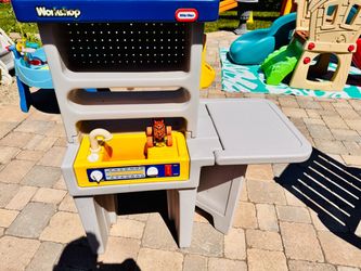 Little Tikes Play Set slide climber sink workbench