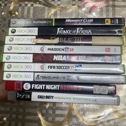 Xbox 360 PS3 Games