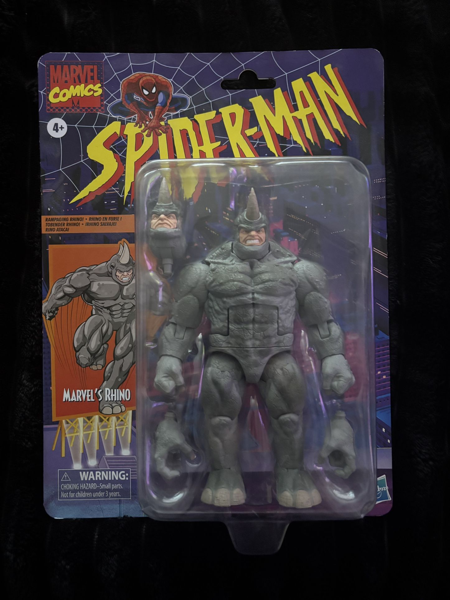 Marvel Legends Retro Spider man Rhino