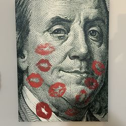 Benjamin Franklin Canvas 23”x18”