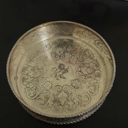 Vintage Heavy Duty Metal Ashtray, Made in Japan