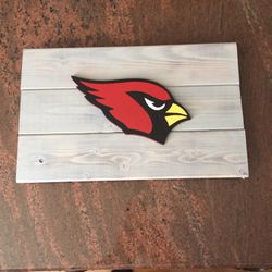 Cardinals Wood Sign