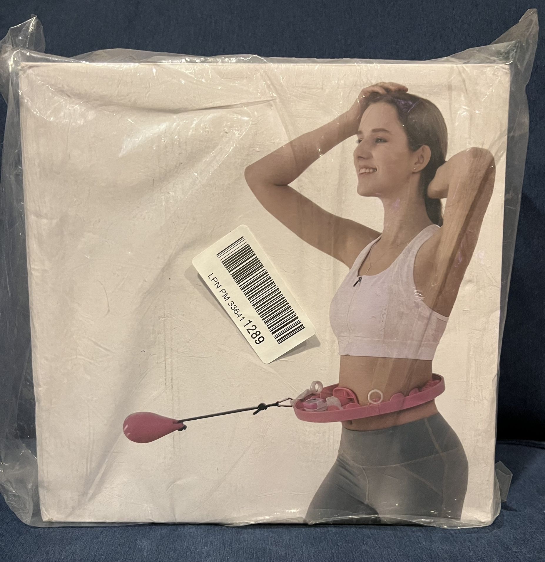 New Unisex Adjustable Hula Hoop With Gravity Ball Weight Loss