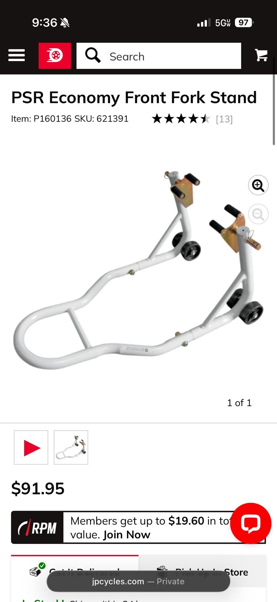 Psr Motorcycle Stand Economy