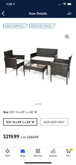 Outdoor furniture