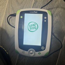 Educational tablet for children LeapFrog LeapPad Explorer.  It has a built-in camera and video recorder.  It includes learning games, e-books and arti