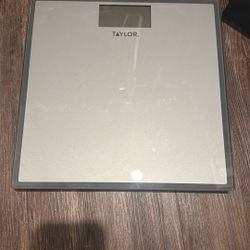Taylor Digital Glass Bathroom Scale – Gray/Silver - $10 