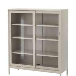 IKEA Idasen Glass Front Cabinet 