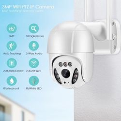 New outdoor Ptz Wireless Wifi security camera with Intelligent Tracking 