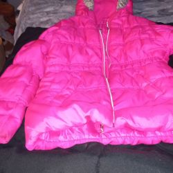New Size 5 Puffy Warm Girls Coat
