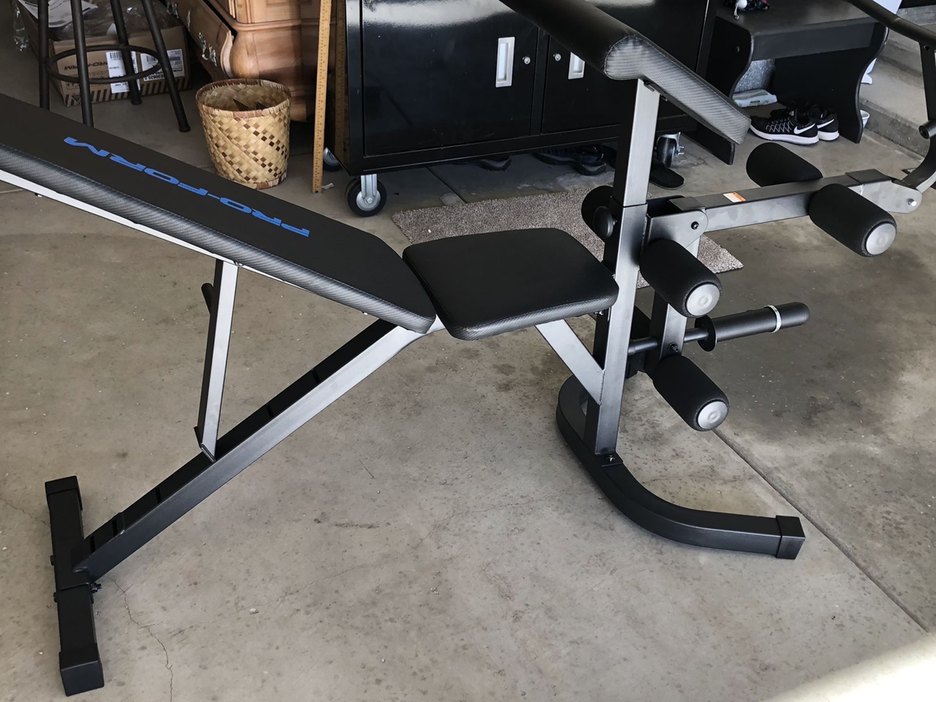 Workout bench, ProForm Adjustable. New In Box