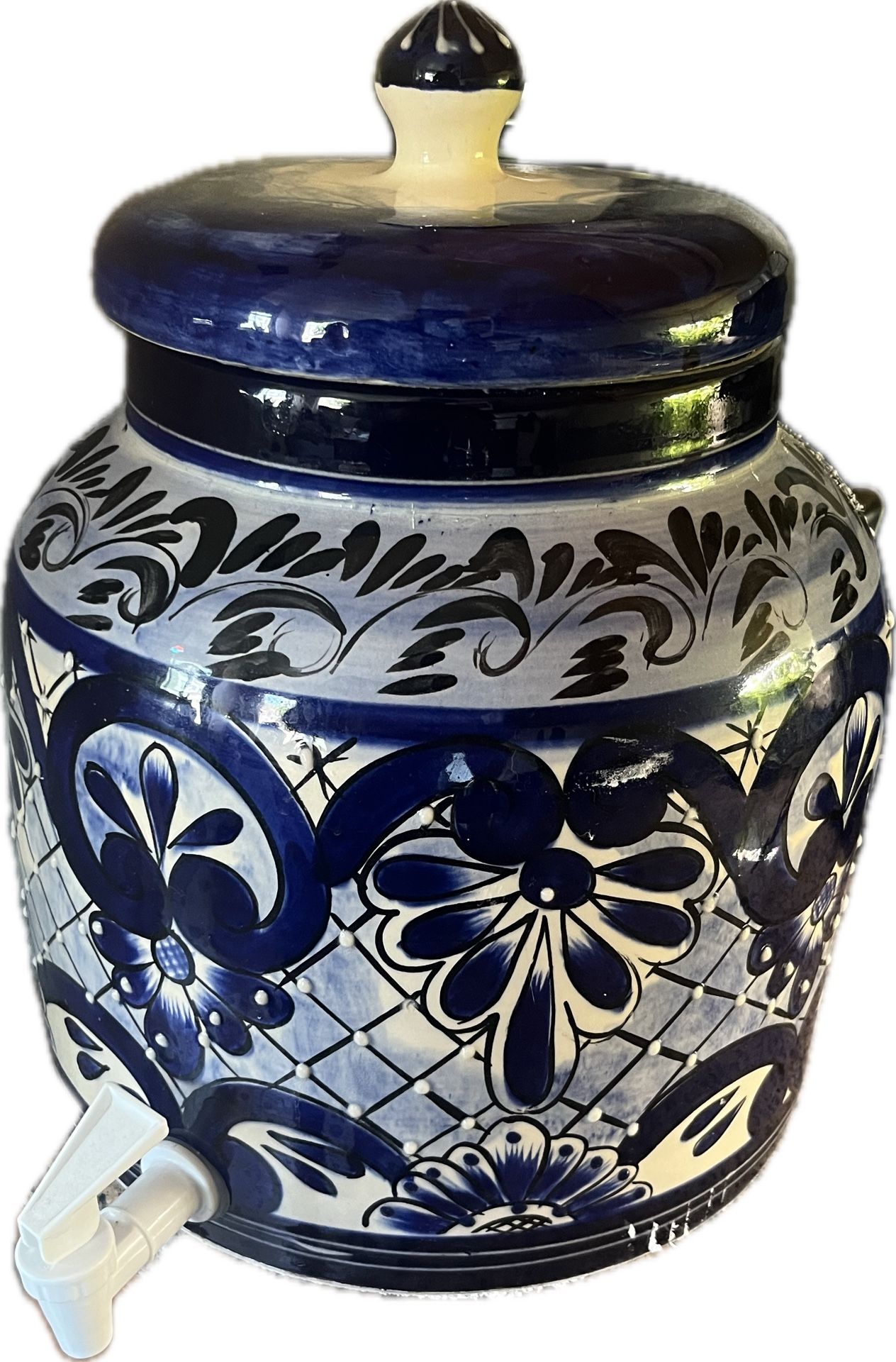  Authentic Talavera Mexican ceramic water dispenser