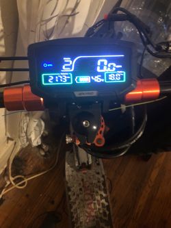 Electric Bike LCD Display Console with Handlebars