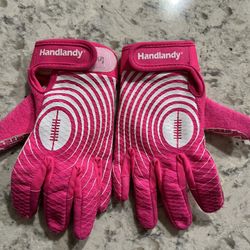 Pink Football Gloves YOUTH