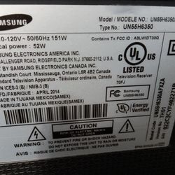 Samsung 55" TV