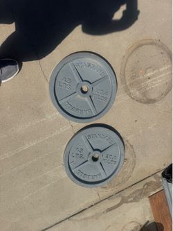 45 Lb Olympic Plates