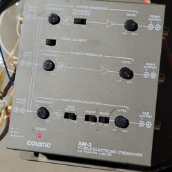 Coustic XM-3 electronic crossover