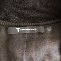 Alexander Wang Varsity Jacket Leather Sleeves Size Small