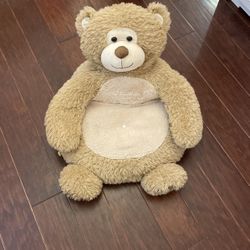 Rare! Hard To Find. Pottery Barn Kids Bear Pouf Seat. As Is. Great Condition. 