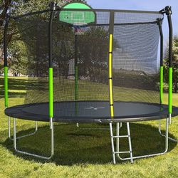 Trampoline 14 ft Trampoline with Safety Enclosure Net NEW