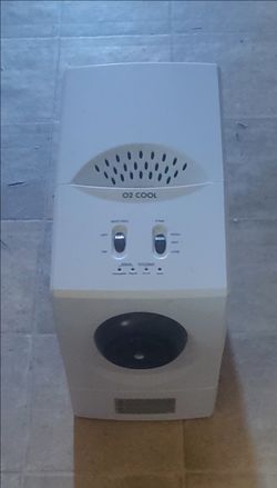 o2 Cool Fan with Misting.  Add Ice.