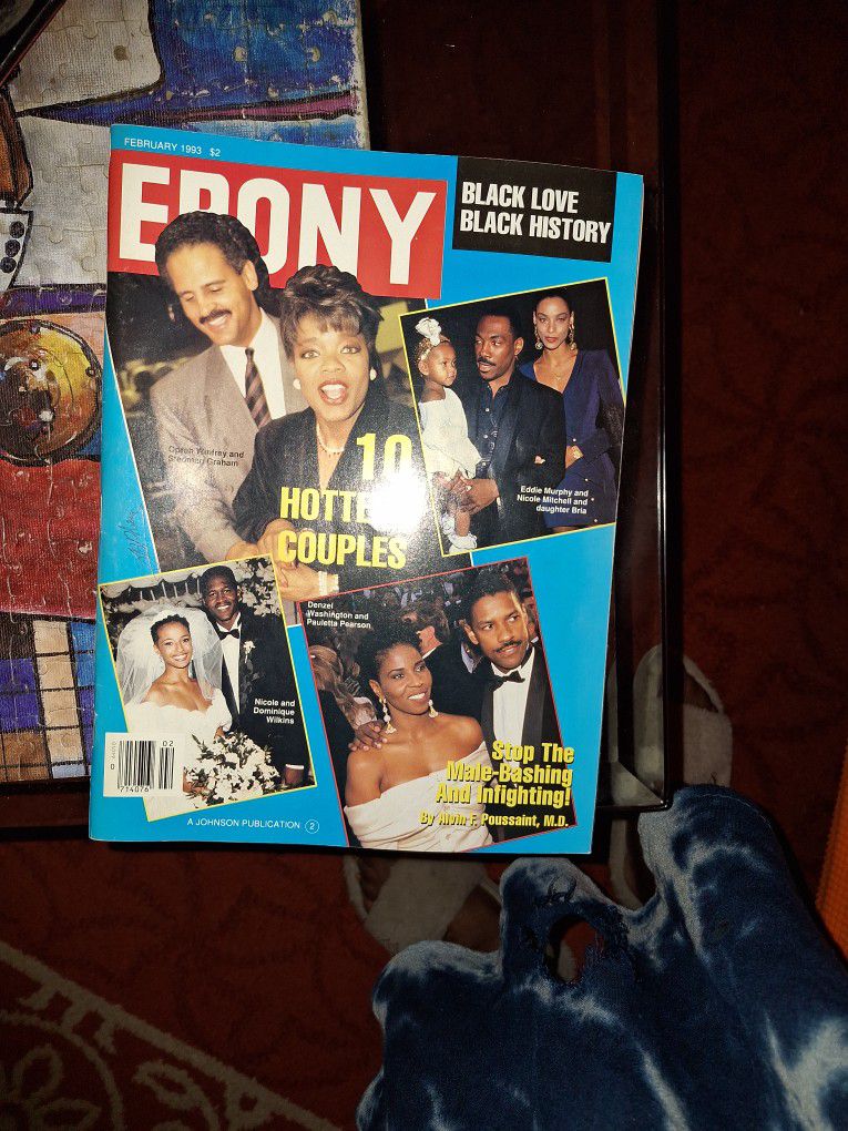 Old Vintage Magazines Ex. Ebony 1991 to 1995. Upscale Mag