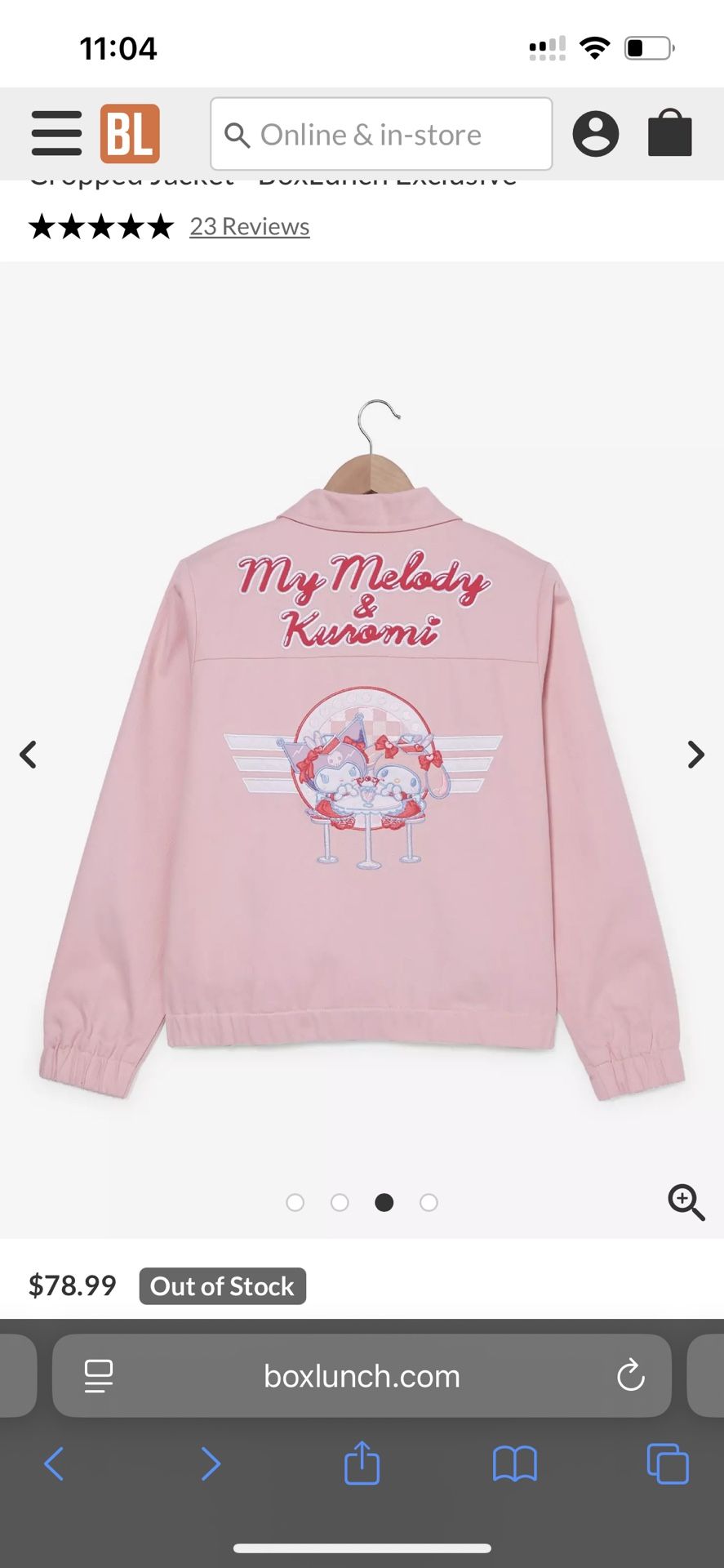 My melody and kuromi race jacket sanrio