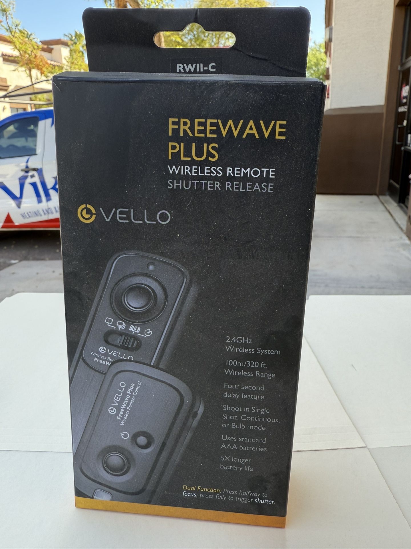 Free wave plus wireless remote shutter release for canon