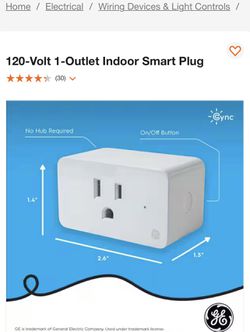 Feit Electric 120-Volt 1-Outlet Indoor Smart Plug in the Smart