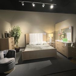 Brown 4PC King Bedroom Set