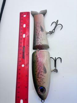Rainbow trout glider swimbait, NEW, 9”inch/ 5.5oz. Weight