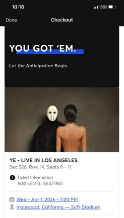 Ye Tickets