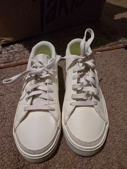 White Low-Top Nikes