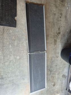 Aluminum ramp for pets or equipment