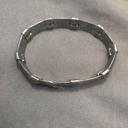 Heavy Sterling Silver Bracelet 925 Mexico 