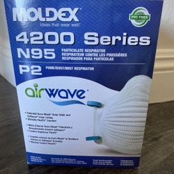 moldex 4200 airwave respirator n95 small $30