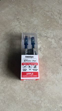 POWERXCEL Charger & Sync Cable made for iPhone and iPad