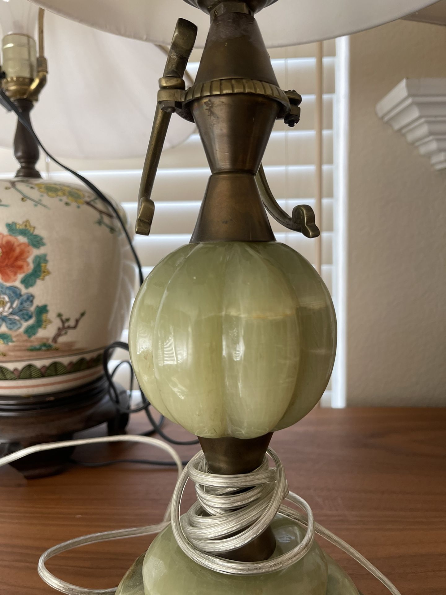 Authentic Jade Lamp - Antique 