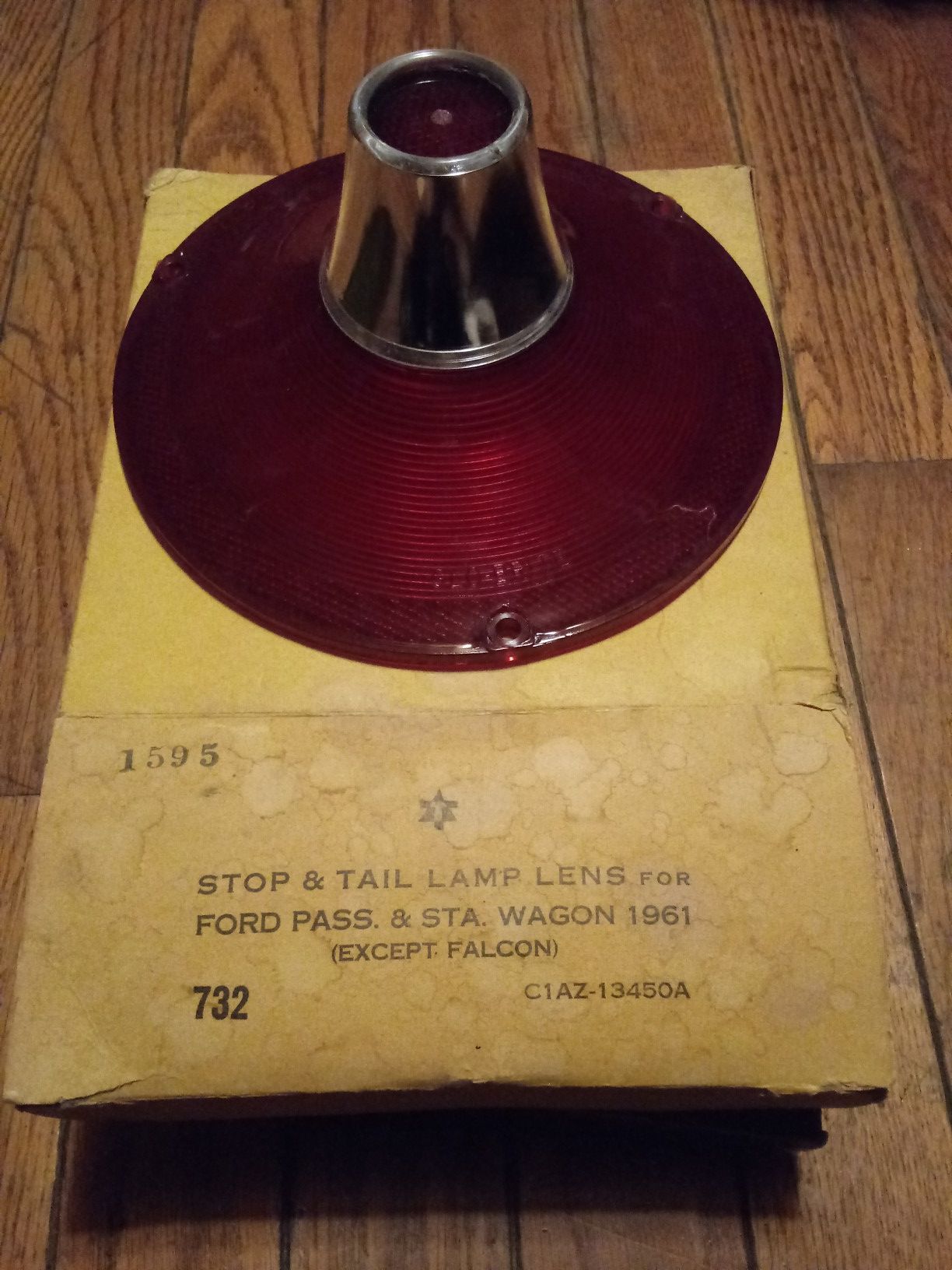1961 Ford car & wagon stop & tail light lens