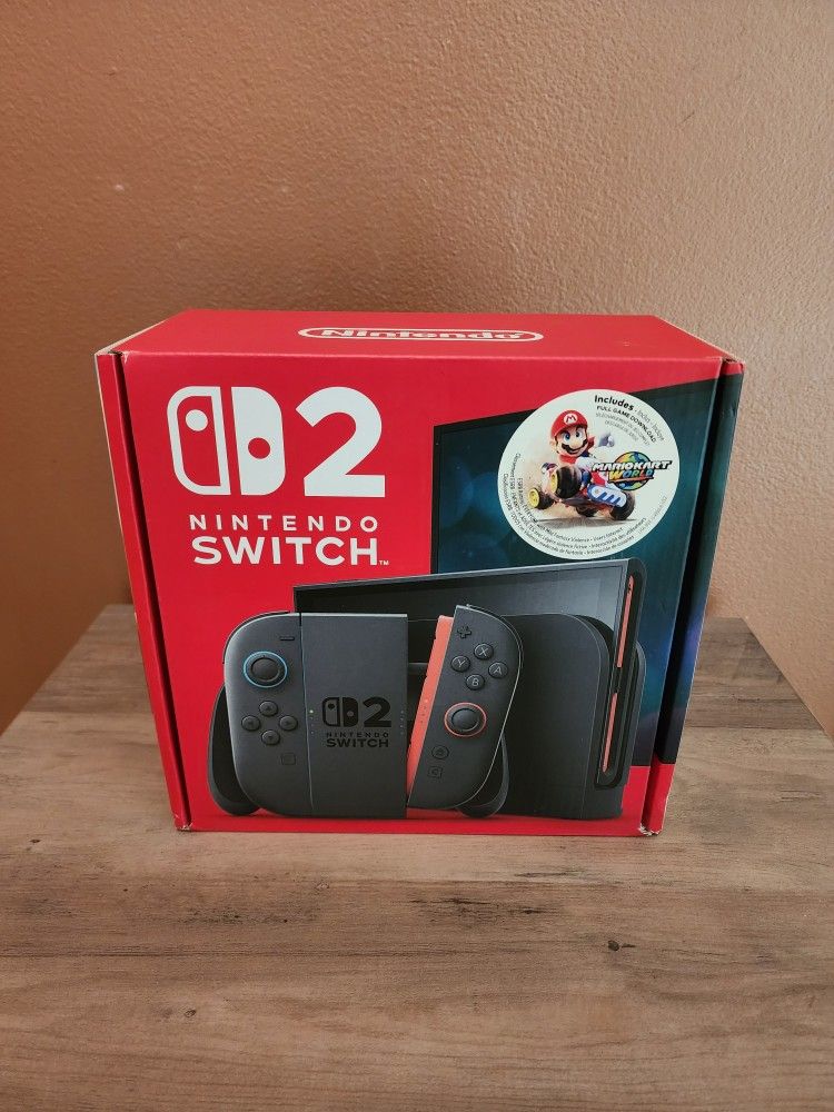 Nintendo Switch 2 + Mario Kart World NEW