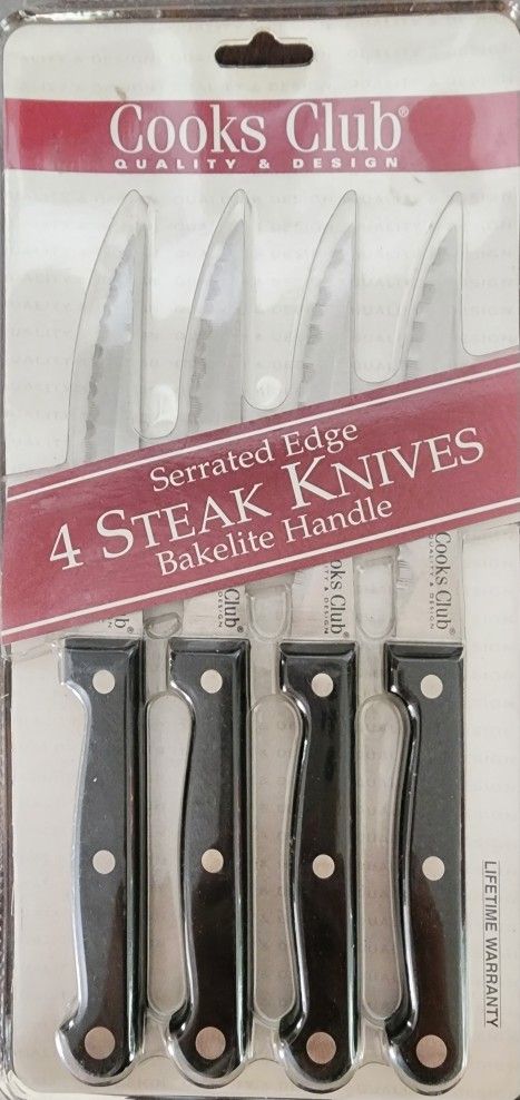 Cooks Club 4 Pack Steak Knives