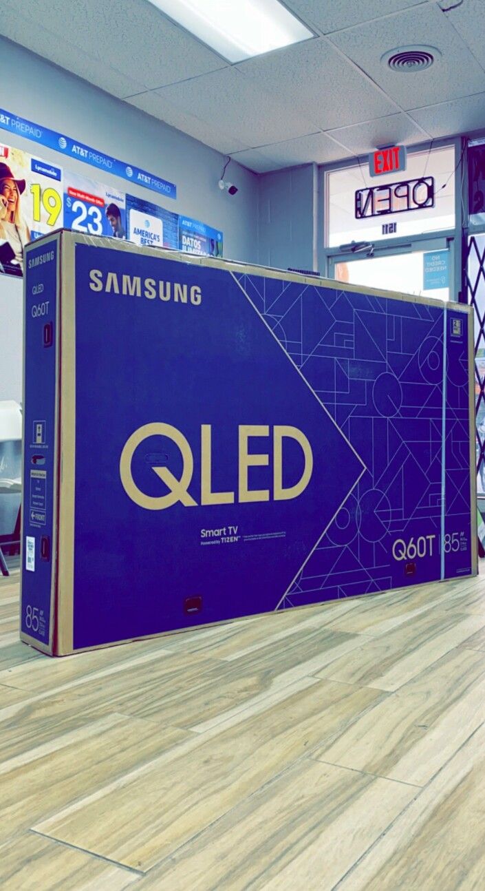 Samsung 85 inch - QLED - Q60T Series - 2160p - Smart - 4K UHD TV with HDR - Brand New in Box - Retails for $2199+Tax! One Year Warranty!