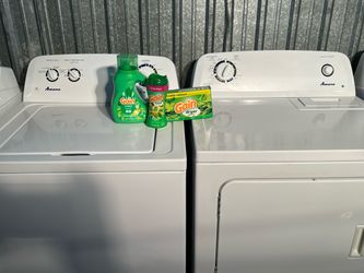🔥 Amana Washer & Electric Dryer Set – Clean, Tested & Ready! 🔥 $535