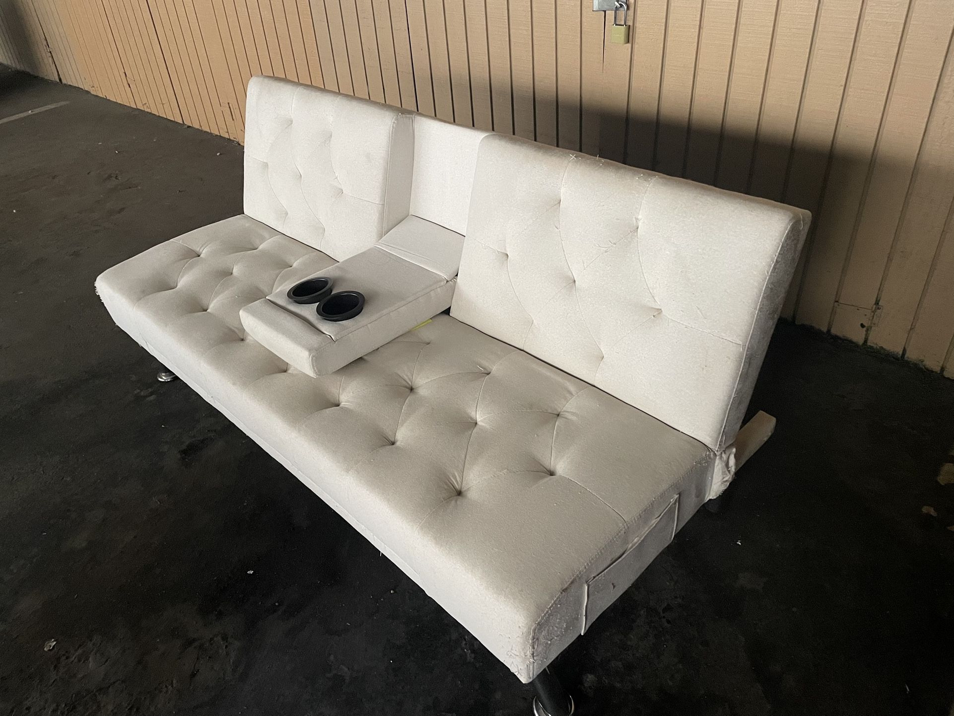 Free White Futon! Pickup Only
