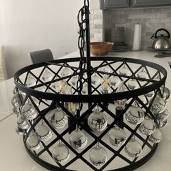 Crystal Chandelier Light Fixture