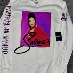 Forever 21 Long Sleeve Selena White T-Shirt!